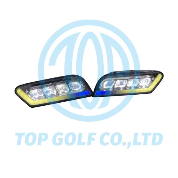 12V - faróis em mudança da cor do carro do golfe do ritmo 48V