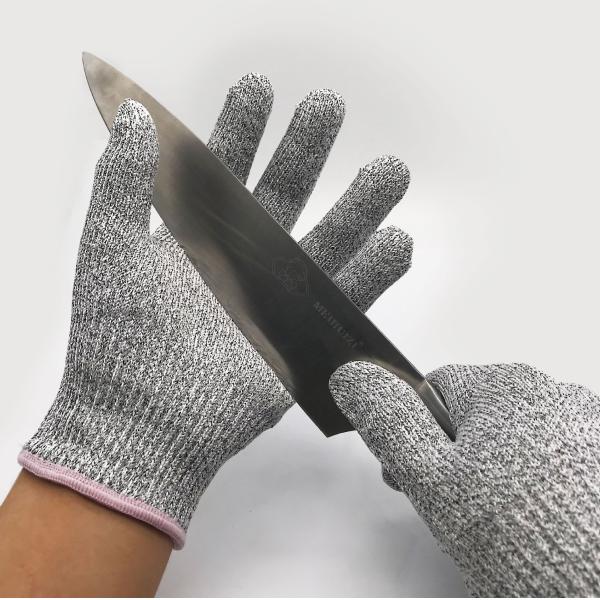 HPPE PU Coated Cut Resistant Safety Work Gloves Level 5 Anti Cut Gloves for Construction