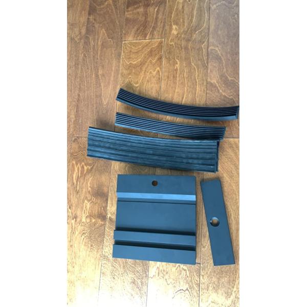 Side Mounted Aluminum U Channel Powder Coated For Commercial Glass Balustrade