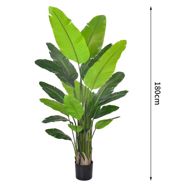 4ft 6ft 7ft Tall  decor artificial plants Banana Tree bird of paradise plant​ for Living Room Office Indoor Outdoor