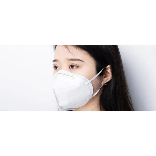 White Color Safety Medical Grade KN95 Face Mask Environment Friendly