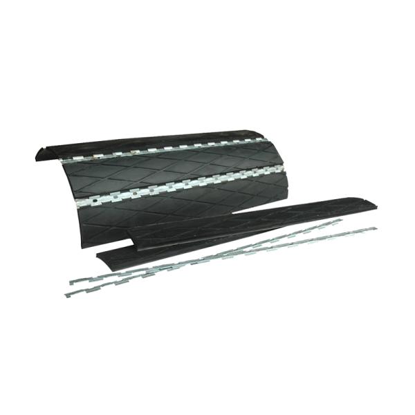 Отстающий шкива транспортера высокого диаманта ссадины устойчивого резиновый для горнодобывающей промышленности