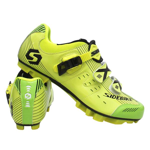 Microfiber Upper Mens MTB Cycling Shoes High Reliability With CE / ISO Certification
