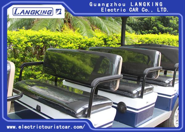 Carro bonde 72V/5KW da canela da vila de 11 Seaters com luz grande nas partes superiores Y113B