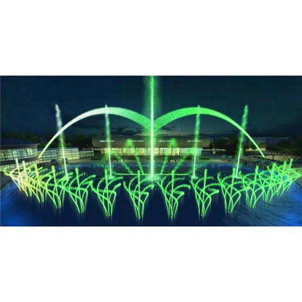 Парк Музыка Сверхвысокий Водяной Спрей Фонтан Музыкальный Сигнал Управление