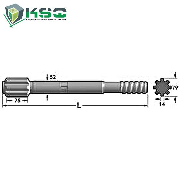 T38 CNC Milling  Rock Drilling Tools HL 850 / HL 850S