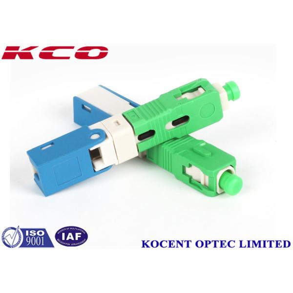 Green 2.0mm 3.0mm FTTX SC APC Field Installable Fiber Optic Fast Connector with 0.2dB Insertion Loss