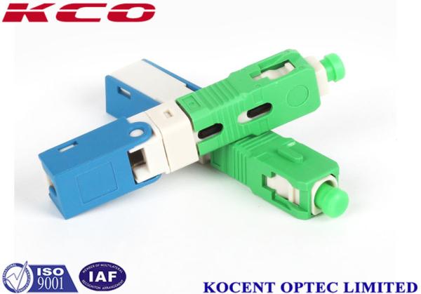 Single Mode Fiber Optic Fast Connector , Sc Optical Connector Field Installable