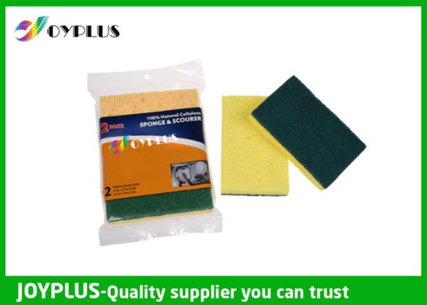 Various Shape Kitchen Cleaning Pad Cellulose Sponge Scourer Antibacterial
