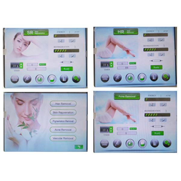 Double Handpiece IPL SHR Hair Removal Machine , Fast Light Shots IPL Treatment Machine