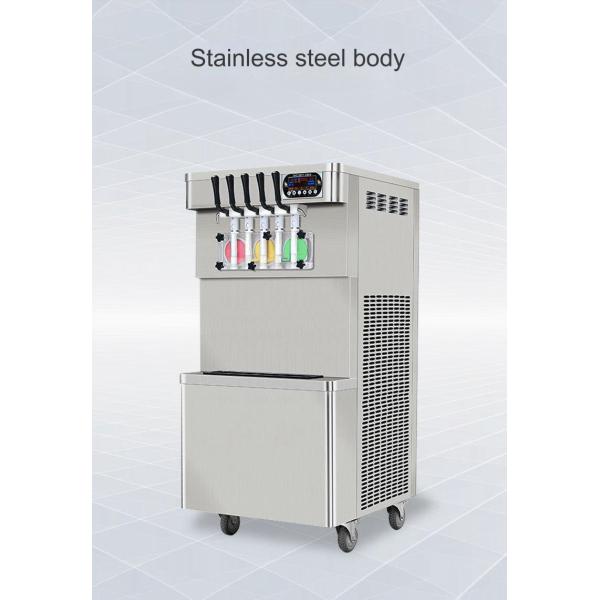 Commercial Soft Ice Cream Maker with Automatic Operation and Easy-to-Clean Design