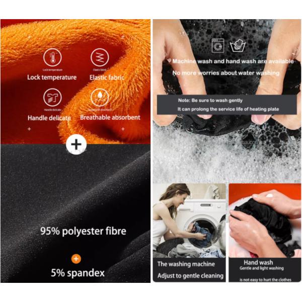 Sustainable Electric Heated Jacket Electric Heated Pants Rechargeable Battery Operated