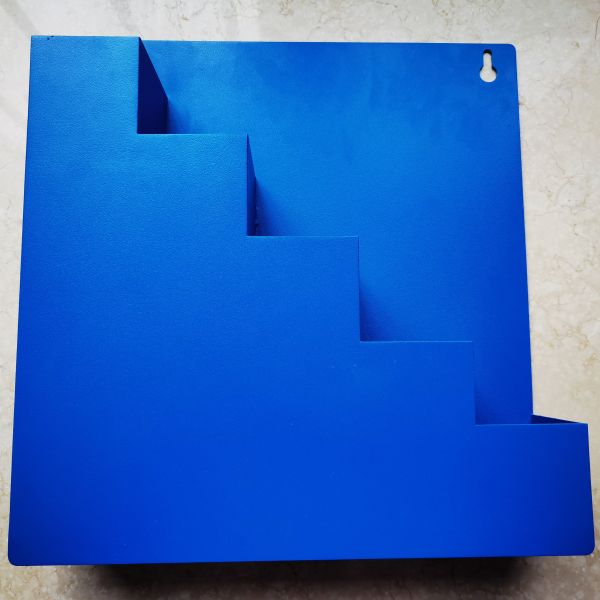 Blue Industrial Metal Iron Storage Box Cable Ties Organizer Box For German Market