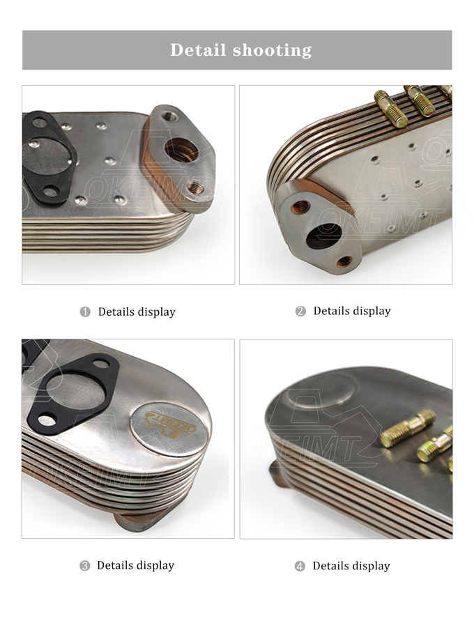 7P Oil Cooler 1-21723039-0 для двигателя Isuzu 6SA1 6SD1 Hitachi EX300-2 EX300-3 EX300-5