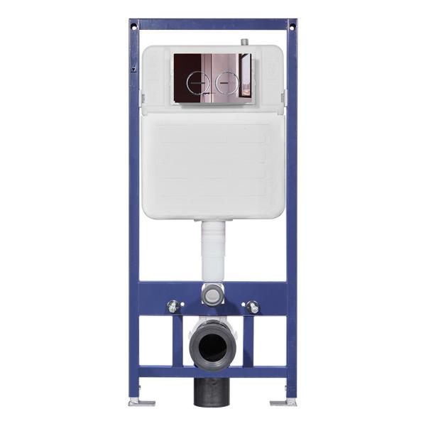 Modern Wall Hung Concealed Cistern With Push Flush Button 500*100*1130mm