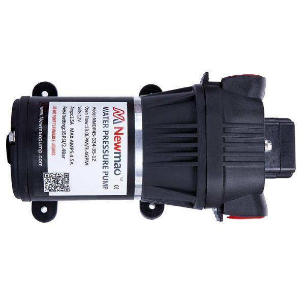 Dutyyacht Houseboat Diaphragm Marine Boat Water Pump 6 Feet 24V DC