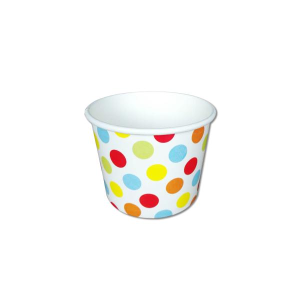 12 Oz Water Insulated Custom Paper Ice Cream Cups , Disposable Ice Cream Cups