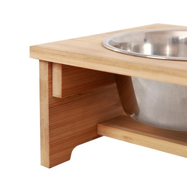 1L Capacidade Automatizado de alimentação de animais com bolsas duplas elevadas Design multifuncional
