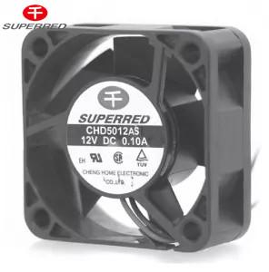 50x50x20 DC Cooling Fan Black Color For Electrical Fireplace / Oven / Wall Cooler