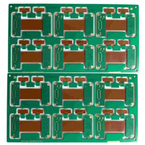 Управление импеданса подгоняло твердый дизайн 1.6mm 1oz PCB гибкого трубопровода закончило ODM OEM