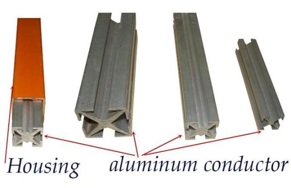 Barre omnibus en aluminium isolée 32*32*2.7mm de tube avec la bonne représentation de sécurité