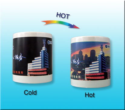 Customized Color Changing Coffee Mug Promotional Gifts Items