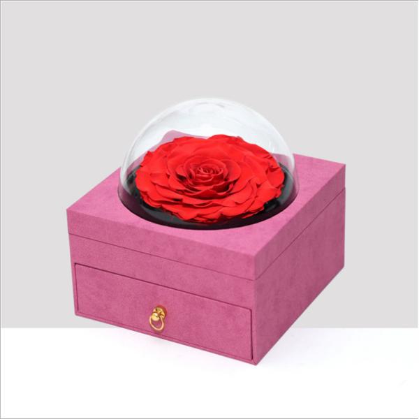 Wholesale immortal roses soft eternity roses preserved rose that last one year preserved roses