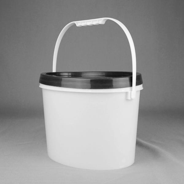 cubeta plástica dada forma especial da pintura 5kg com tampa e punho