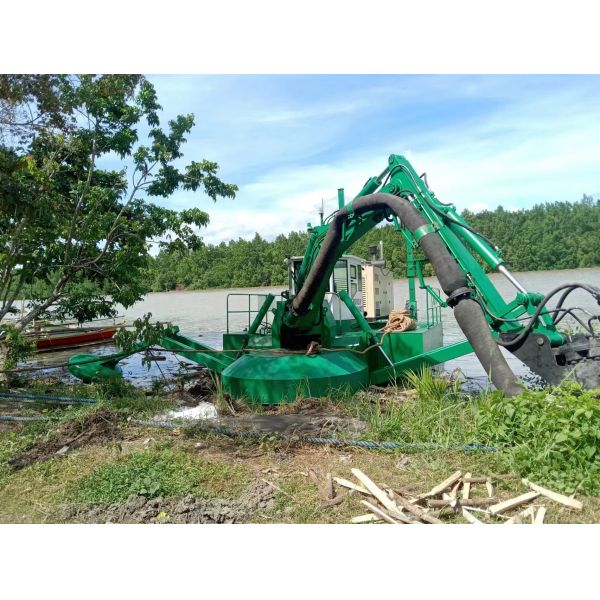 3 Stage Head Watermaster Amphibious Multipurpose Dredger 30t with Ladder Winch JC-3000