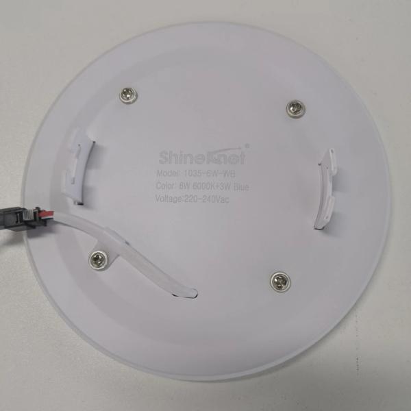 Surface Mounting 6 3W LED Panels Lighting with Double Color and High Luminous Efficiency