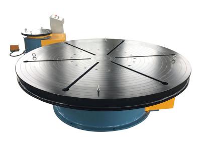 Floor Welding Turntable Composed By Frame Work Table Rotate Unit / Conductor Unit