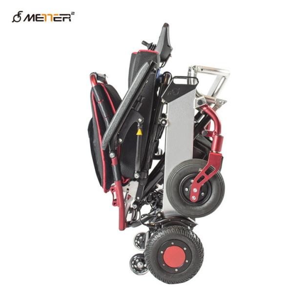 Lightweight Portable Folding Electric Wheelchair 6km/h For Disabled