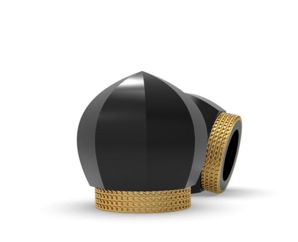 Luxury Zamak Perfume Glass Bottle Cap High Quality Fea15 Neck Lids