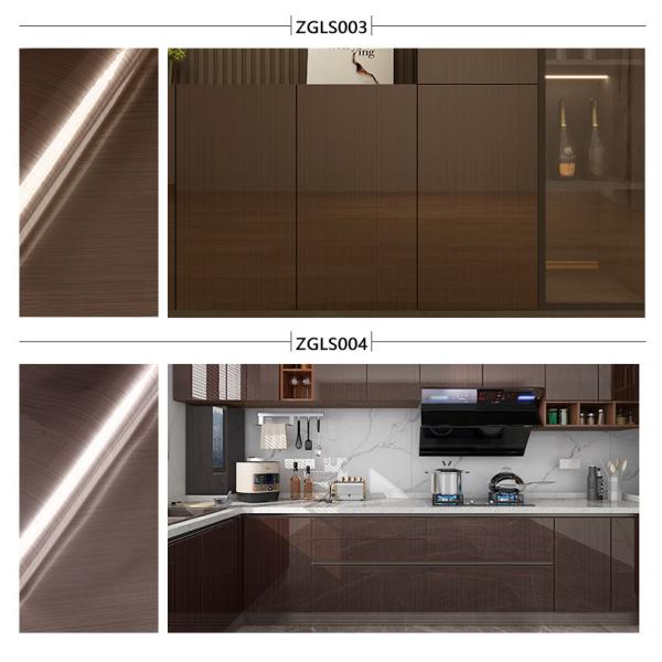 Film laminé en contreplaqué en PVC à haute brillance pour l'administration et l'étanchéité aux moisissures