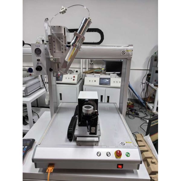 Desktop Automatic Vision Guided PCB Dispensing Machine With AB Glue For PCB Assembly