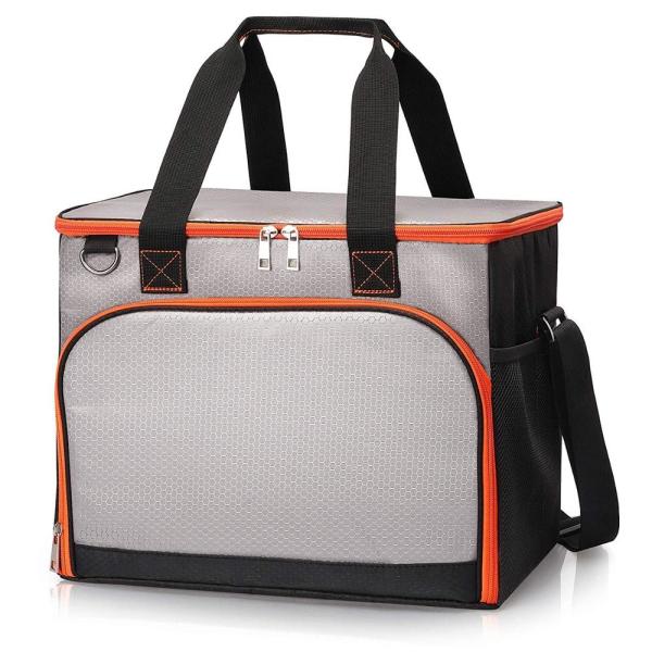 40 Cans Insulated Cooler Tote Bags Stylish With Insulated Compartment Hiking BBQ Party