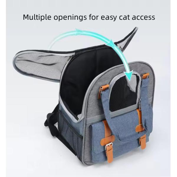 Oxford Pet Carrier Bag Semi Circle Dog Carrier Backpacks Breathable