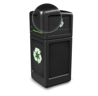 Продукты ротационной формования Мода мусорная корзина для наружного использования пластиковая санитарная корзина мусорная корзина ротопластическая форма