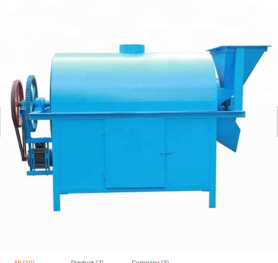 Electrical Sesame Roasting Machine / Industrial Peanut Roasting Equipment