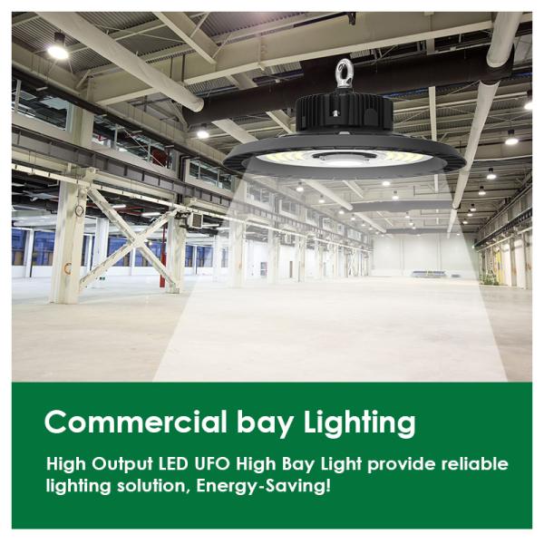 Commercial Industrial High Bay LED Lights 150W Anti Glaring 60°/90°/120° Optical Lens