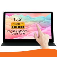 1000:1 Contrast Ratio Mini HDMI 15.6'' Full HD Touch Screen Portable Monitors