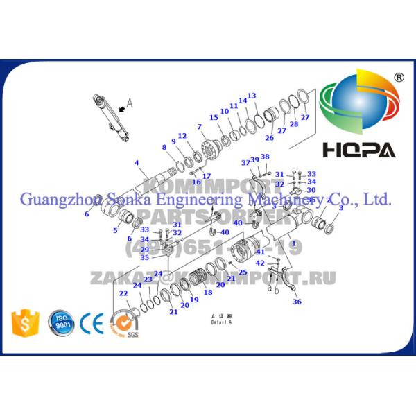 Excavator Cylinder Seal Kit  Komatsu PC220-8 PC220LC-8 PC240LC-8 Boom Cylinder Seal Kit 707-98-47730