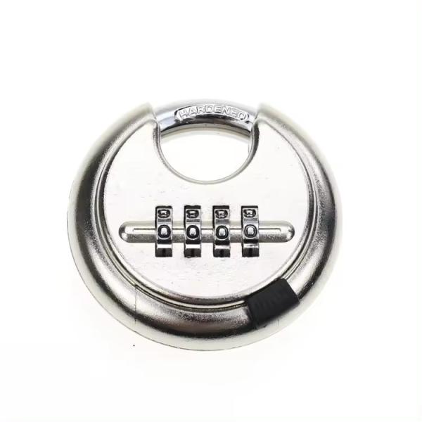 70mm Red Discus Lock Trailer 4 Digit Combination Padlock ' Choice for Trailer Parts