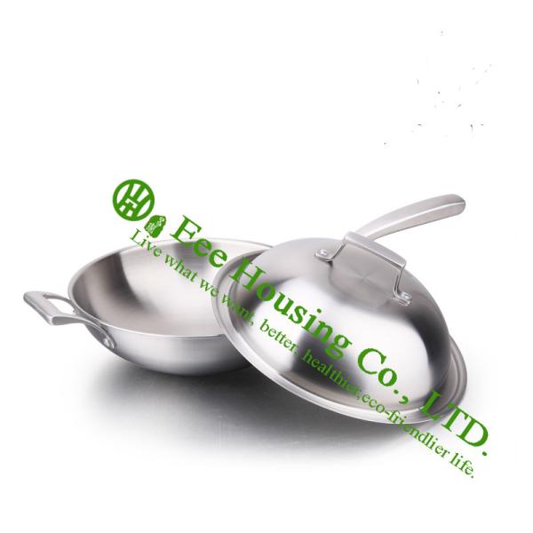 cookware with stainless steel manufactuer in China, kitchenware for sale, wok pan,fry pan non-smoking non-stick kitchen