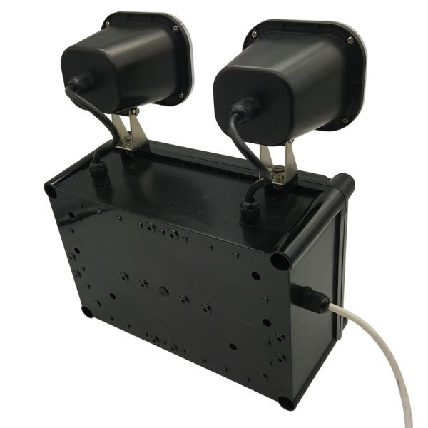 220V Input 2x6W Twin Spot LED Emergency Light 3 Years Warranty 50000 Hours Lifespan