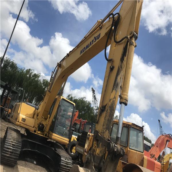 secondhand komatsu pc200-6/pc220-6 used chain excavator for sale/good condition excavator 20ton