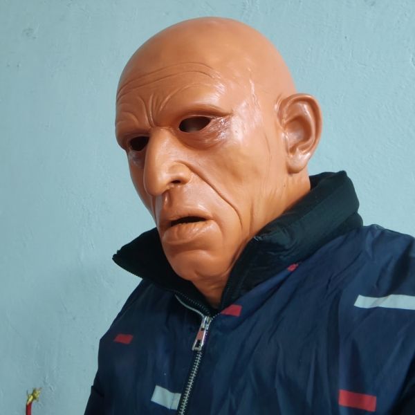Latex Movie Mask for Authentic Character Looks - One Size Fits Most and Lightweight at 160g