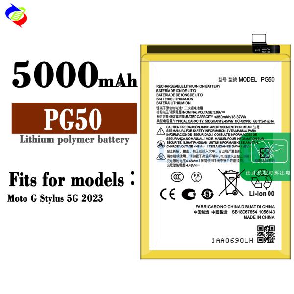 5000mAh Replacement Battery for Moto G Stylus 2023 PG50 Phone Lithium Polymer Battery