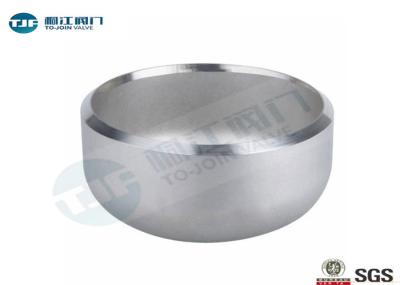 Construction Industrial Pipe Fittings , Stainless Steel Pipe Caps SCH 160 DIN 2617