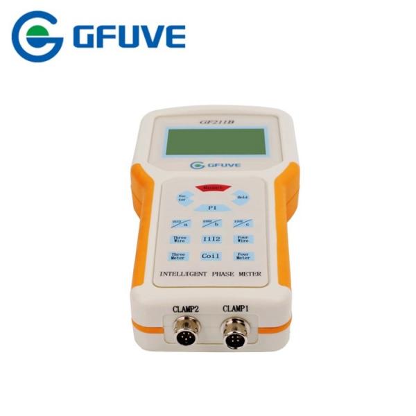 Gf211b doublent le mètre d'angle de phase d'analyseur de qualité de puissance de la Manche avec les batteries 3.7v